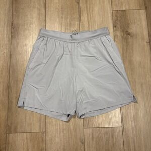 FLX Shorts Mens Small Gray Running Jogging Track Gym Basketball Baggy Loose